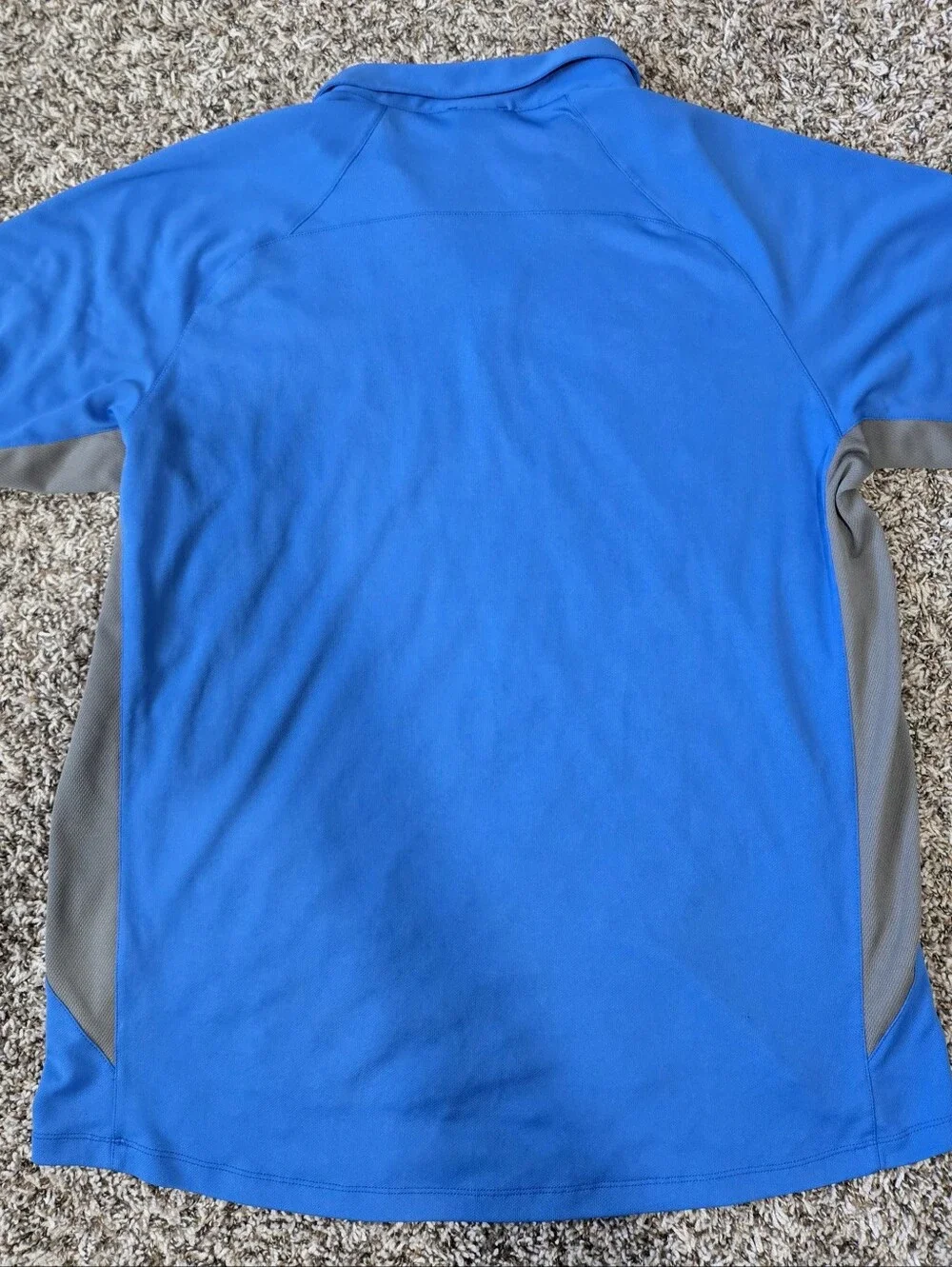The North Face Shirt Mens XXL Blue VaporWick Polo Short Sleeve